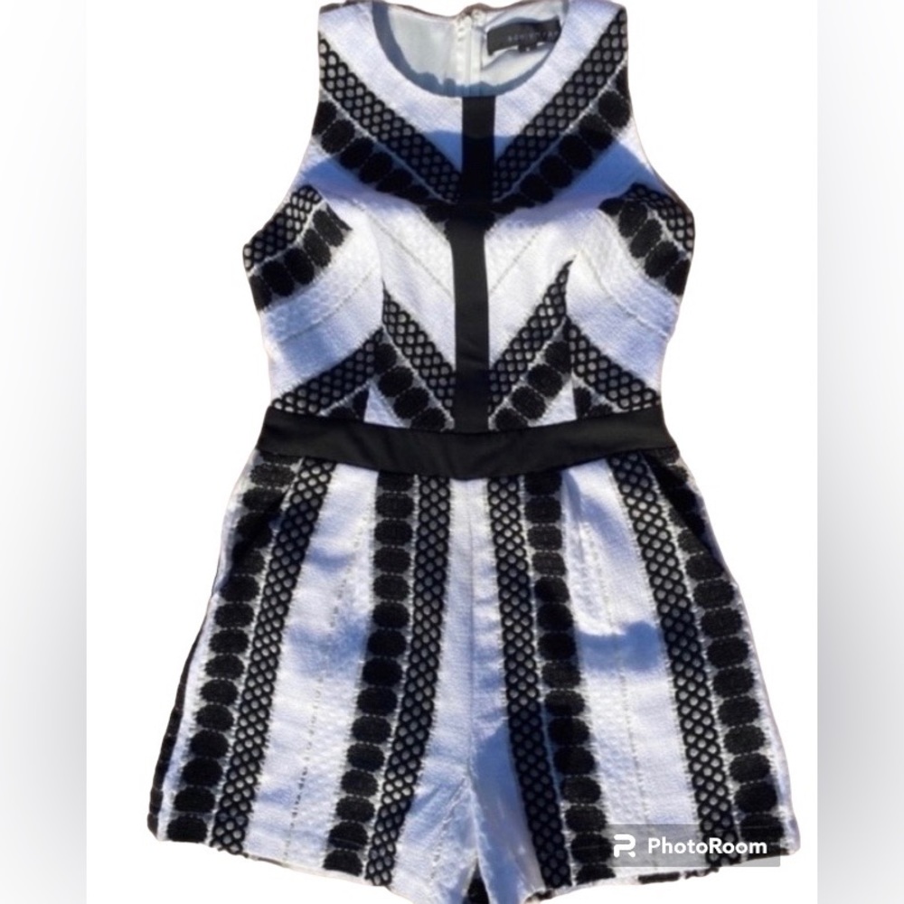Adelyn Rae | Romper & Jumpsuits | Short Black And White Jumpsuit | small